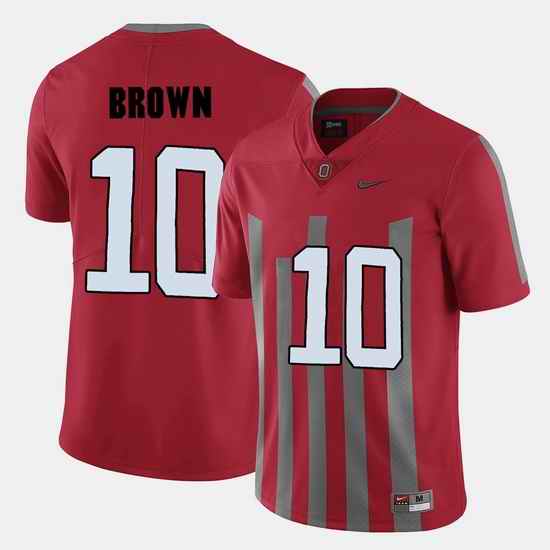 Men Ohio State Buckeyes Cacorey Brown College Football Red Jersey
